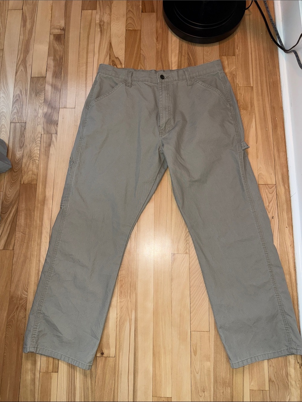 Men's Casual Straight-Leg Pants in Light Khaki